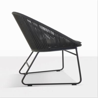 China All weather; New Design Fashion Outdoor UV Protection All Aluminum Wicker Rope Dining Chair for sale