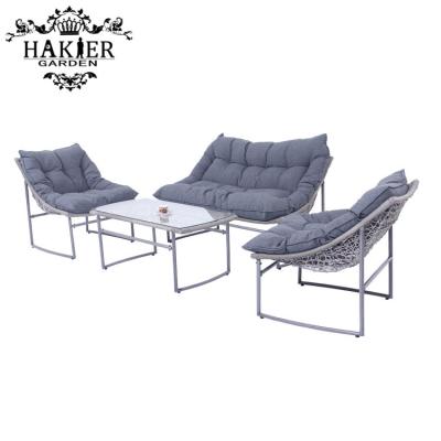 China YF3160 Modern 4 Pieces KD Rattan Wicker Leisure Factory Chairs Hot Sale Chairs Outdoor Furniture for sale