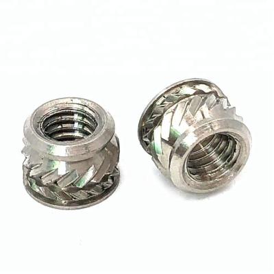 China JISC3604 M2/M3/M4/M5/M6 Stainless Steel Brass Round Insert Nut for sale