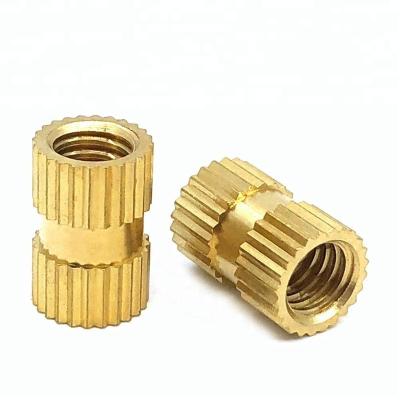 China DIN16903 Heavy Industry Threaded Insert Brass Knurled Nuts for sale