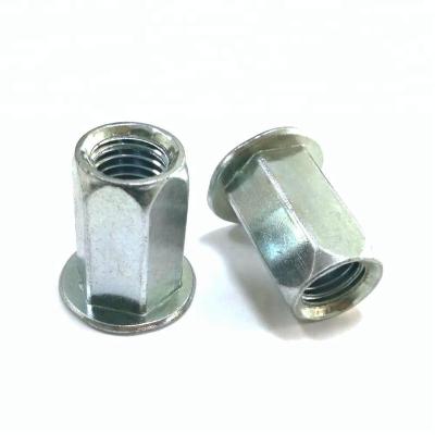 China JIS C3604 Shenzhen Factory M5 Brass Aluminum Hex Rivet Nut for sale