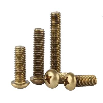 China Customized Pan Head Phillips Stainless Steel UNC Brass Screws Bolt Custom Machine Thumb Screw for sale