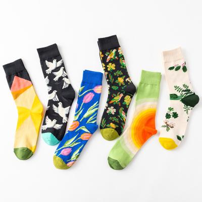 China Hot Selling QUICK DRY Knocks Wholesale Creative Fashionable Color Knocks Cotton Custom Socks for sale