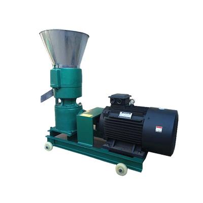 China 150-200KG/hour production fully automatic and multifunctional pet food poultry pellet feed machine for making pellet wood for sale