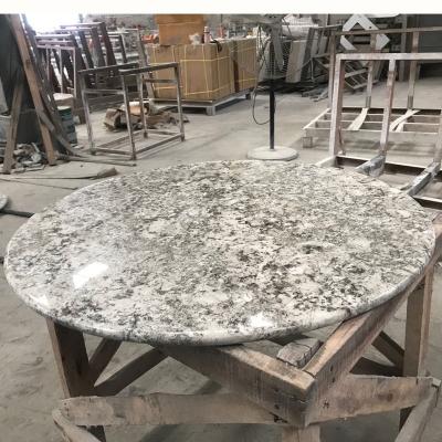 China Modern Prefab Round Granite Table Top Bianco Antico Silver Fox Granite Granite Countertops for sale