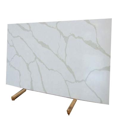 China White Calacatta Traditional Carrara Stone Quartz Slabs Kitchen Countertops With Quartz Tiles Stone Countertops for sale