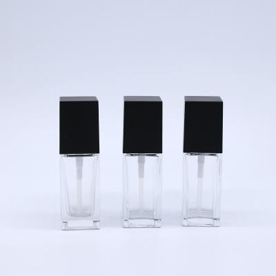 China Cosmetic Essence Liquid Emulsion Pump Rectangular Bottle Base Master Bottle 40ml for sale