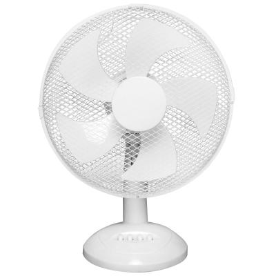 China Height Adjustable Fuse 45W Protection Air Cooling Fan 12 Inch Thermal Mini Fashion Table Fan for sale