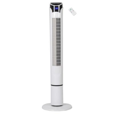 China 12 Hours Low Noise Oscillating Fan 220V Tower Fan 220V Stand Timer for sale