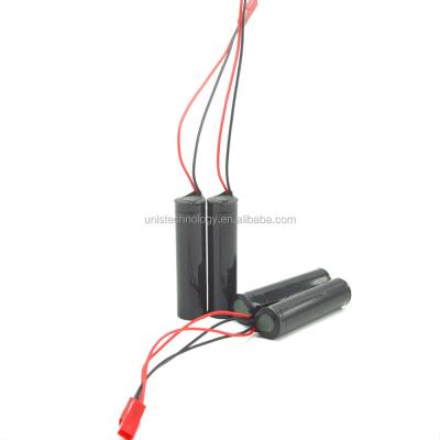 China High quality led! Sanyo UR16650ZTA 2500mAh 3.7V Battery Pack With Black Heat Shrink 16650 3.7V 2.5Ah Sanyo PCB With JST Connector for sale