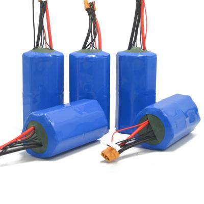 China UAV 6p4s 18Ah 14.8v 18650 battery use for robot underwater camera for sale