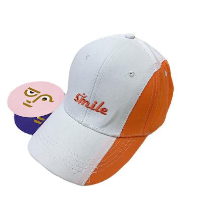 China Korea fashion color smearing of the new character children's baseball cap in the children's hat for sale