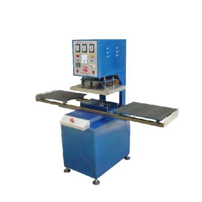 China DOUBLE HEAD C/W FOOT PEDAL plastic sports shoe vamp high frequency welding machines for sale