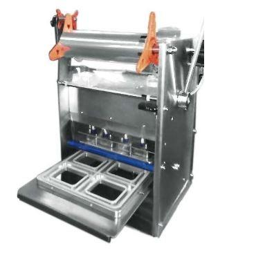 China Desktop Food Manual Sealing Machine For Disposable Milk Tea Cup for sale