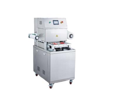 China Automatic Tray Sealing Seafood Package Machine Food Vertical Card Food Machine for sale