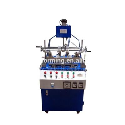 China Automatic Commodity Cramp Folding Machine EM-3 Sliding Card Blister Machine for sale