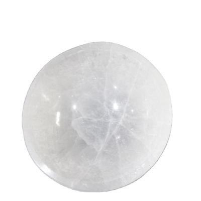 China China Wholesale Natural High Quality Round Shape Selenite Round Bowl For Sale for sale