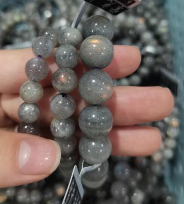 China Fashion Romantic Wholesale Natural High Quality Crystal Jewelry Purple Light Labradorite Bracelet For Decoration for sale