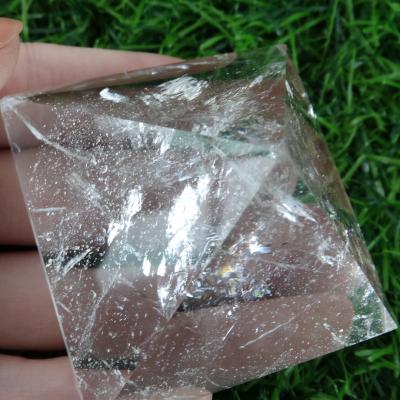 China China wholesale open high quality natural healing stone quartz clear pyramid for sale for sale