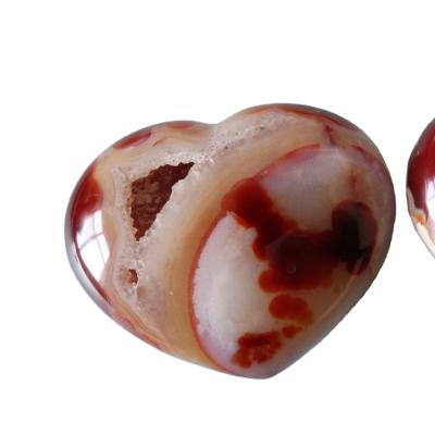 China China Wholesale Natural High Quality Polished Carnelian Heart Small Hearts For Home Decoration for sale