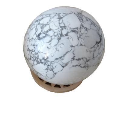 China China wholesale polished natural high quality white stone ball howlite sphere for home decoration for sale