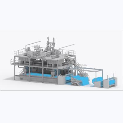 China Disposable nonwoven fabric product making wholesale 3200mm sss non woven fabric non woven fabric making machine for sale