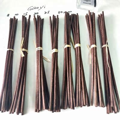 China Viable Black Rattan Sticks Diffuser Tubular Diffuser Fragrance Sticks for sale