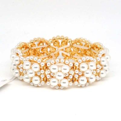 China New design fashion bracelet Qianqiao rhinestone jewelry glass bracelet CLASSIC crystal bead wholesale bracelet for sale