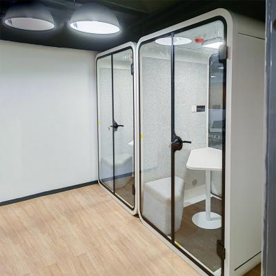 China Adjustable multi-functional mobile soundproof pod mobile office phone booth soundproof pod (the other) for sale