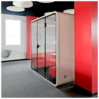 China Soundproof Assembling Sound Proof Office Pod (Other) Booth Soundproof Telephone Booth Adjustable Space Soundproof Private Eco-Friendly for sale