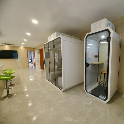 China (Other) Portable Adjustable Booth Office Privacy Soundproof Pod For 1 Person Soundproof Prefab Booth For Home for sale