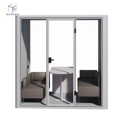 China Adjustable Pod Booth Mobile Office Booth(Other) for Work Privacy Pod Music Soundproof Room Isolation Sound Booth for sale