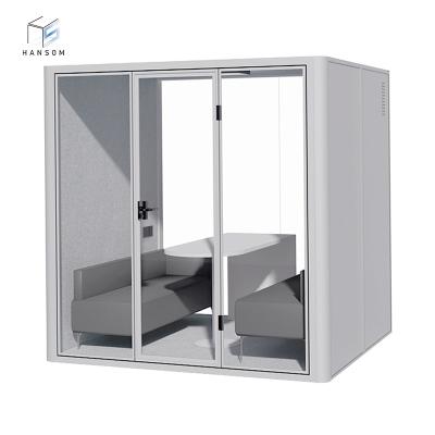 China (Other)Adjustable High Quality Indoor Sound Proof Office Phone Booth Acoustic Sound Booth For Sale Office Phone Pod for sale