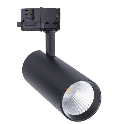 China Modern 88Mm cri90 3 Phase Built In 30W 3000K Anti-Glar Flicker Free Driver Led Track Light for sale