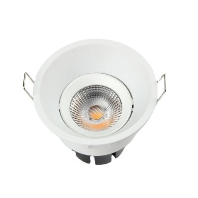 China IP65 Deep Hole Dimmable Downlight Modern Light Fixture Aluminum COB Fire-Rated LED Downlights for sale