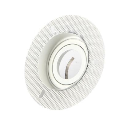 China Modern European Hot Selling Gu10 LED Halogen Bulb Recessed Fixed Round Trimless 4000k Downlight for sale