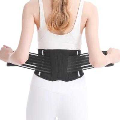 China Breathable Adjustable Mesh Design Back Support Waist Adjustable Double Traction Belt For Herniated Disc Sciatica for sale