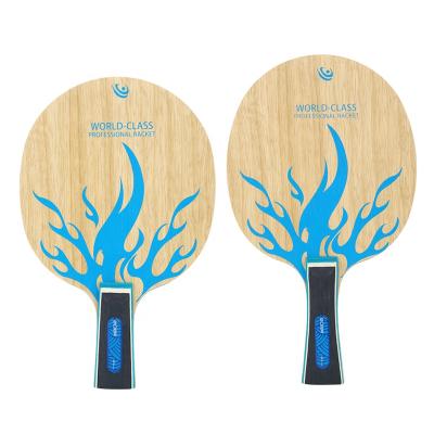 China Basswood Ping Pong Blade Lymphatic Training Ping Pong Blade for sale