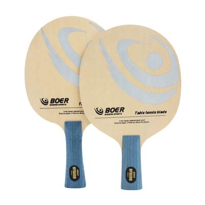 China 2 Layer Juniper +2 Layer Camphor Pine Wood Professional Custom Blade +2 Layer Carbon Ping Pong + Ayus Core Cypress Ping Pong Blade for sale