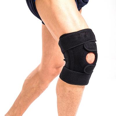 China Adjustable Silicone Spring Brace Knee Support Heavy Duty Non-slip Support Skin-Friendly Knee Pad Support For Running for sale