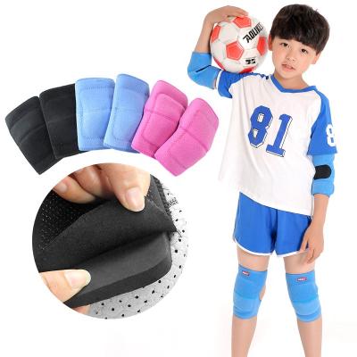 China Anti Slip Adjustable Breathable Soft Breathable Kids Sponge Knee Protector Knee Brace for sale