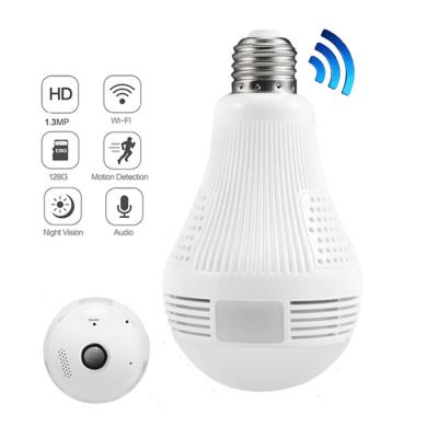 China Hot Selling Icsee 360 ​​NIGHT VISION CCTV HD Wifi IP Camera Bulb Camera 2 Way Panoramic Hidden Audio for sale