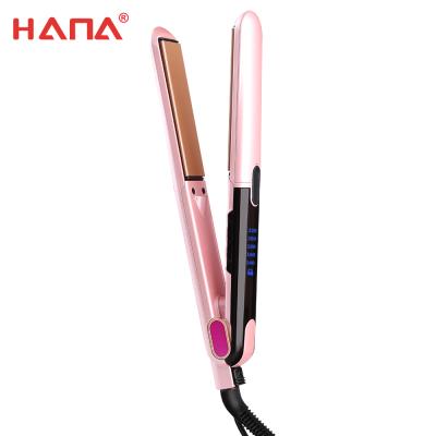 China Hot Selling Light Safety Led Display Hair Straightener Hair Salon Equipment Ironing With Hair Straightener for sale