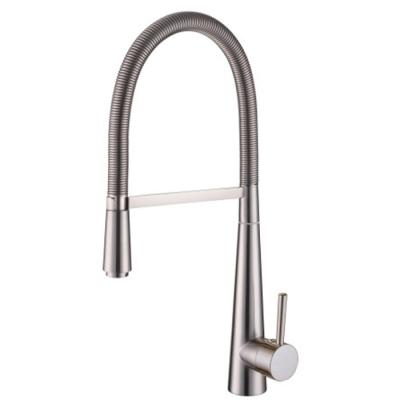 China Flexible Kitchen Faucet Kitchen Lowered Kitchen Faucet Stainless Steel Sink Faucet Nickel Finish Kitchen Faucet for sale