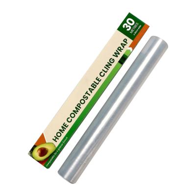 China Household Disposable Eco Friendly Biodegradable Plastic Compostable Cling Film For Food Wrap for sale