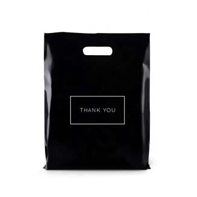 China Biodegradable Compostable Die Cut Shopping Bags BIODEGRADABLE Eco Friendly Die Cut Shopping Bags Bags With Handle for sale