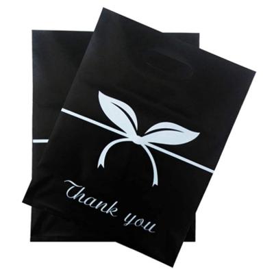 China BIODEGRADABLE 100% Biodegradable Die Cut Compostable Shopping Bags Carrier Bags with Handle for sale