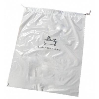 China Wholesale BIODEGRADABLE Disposable Hotel Drawstring Laundry Plastic Bags for sale