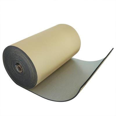 China Fire Retardant XPE HVAC Insulation Foam Coated With Adhesive And Aluminum Foil for sale