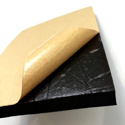 China Custom NBR PVC Foam sheet Aluminum Foil Sticky Single Sided Insulation Rubber for sale